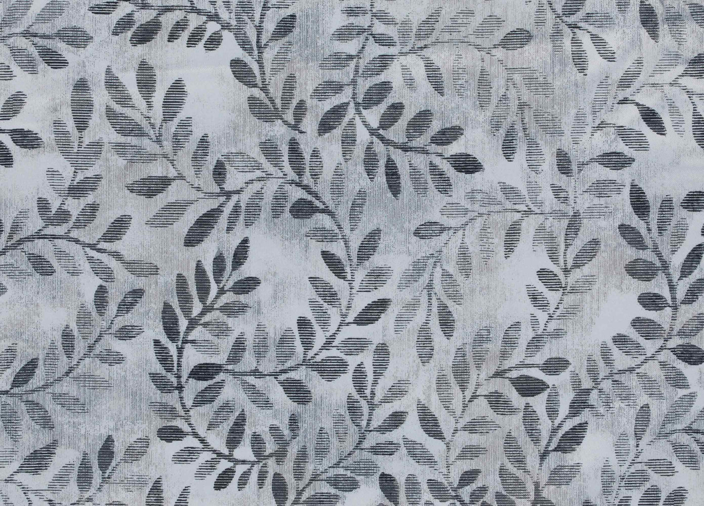 Branch Leaf Curtain - Grey - Curtains