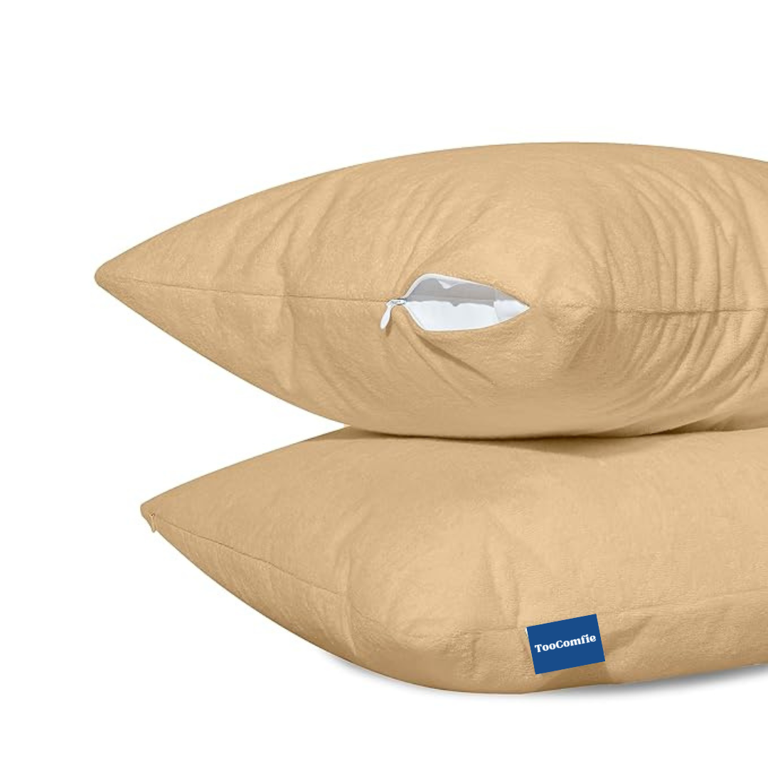 Pack of 2 - 100% Waterproof & Dustproof Pillow Protector