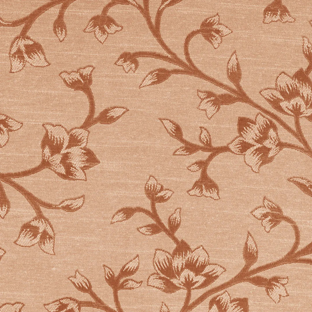 Flower Curtain - Dark Brown