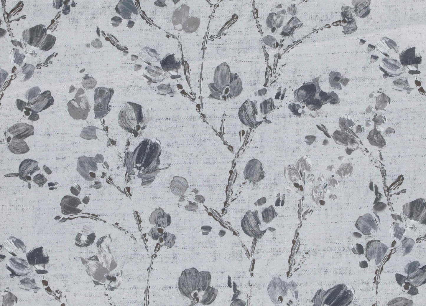 Branch Flower Curtain - Grey