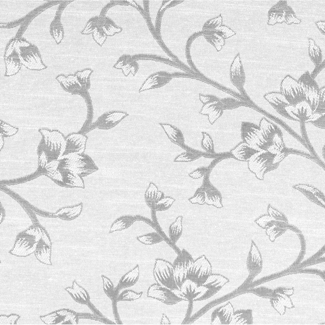 Flower Curtain - Grey