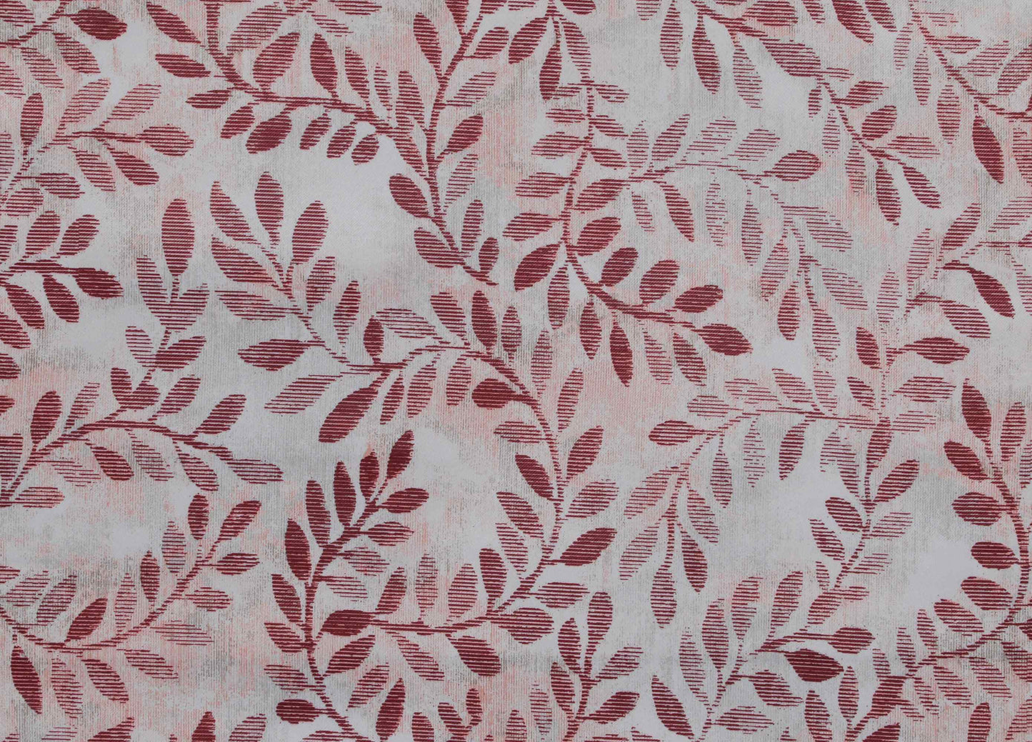 Branch Leaf Curtain - Maroon