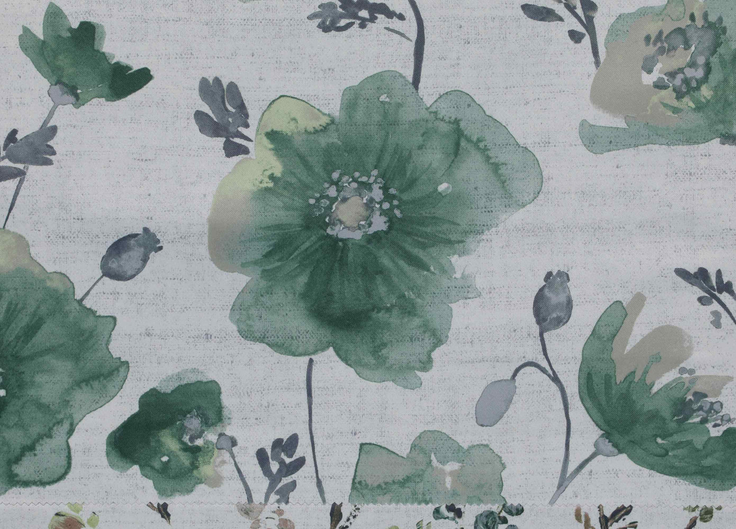 Flower Curtain - Green