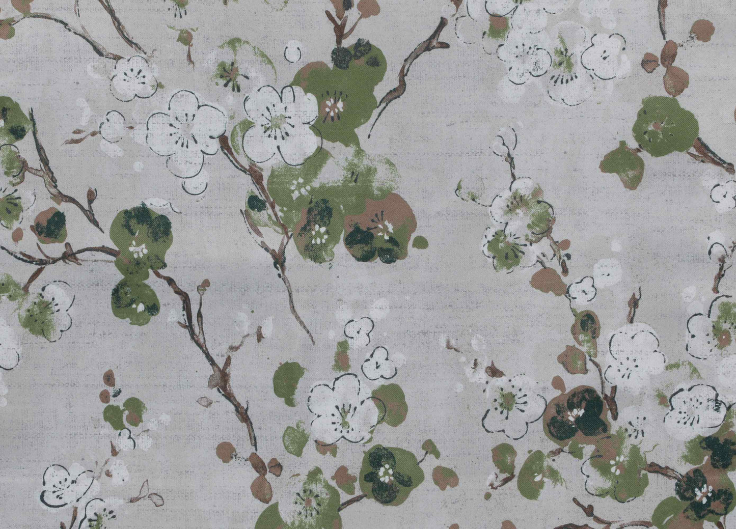 Flower Design Curtain - Green