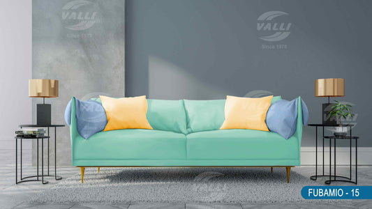 Plain Velvet Furnishing - Aqua