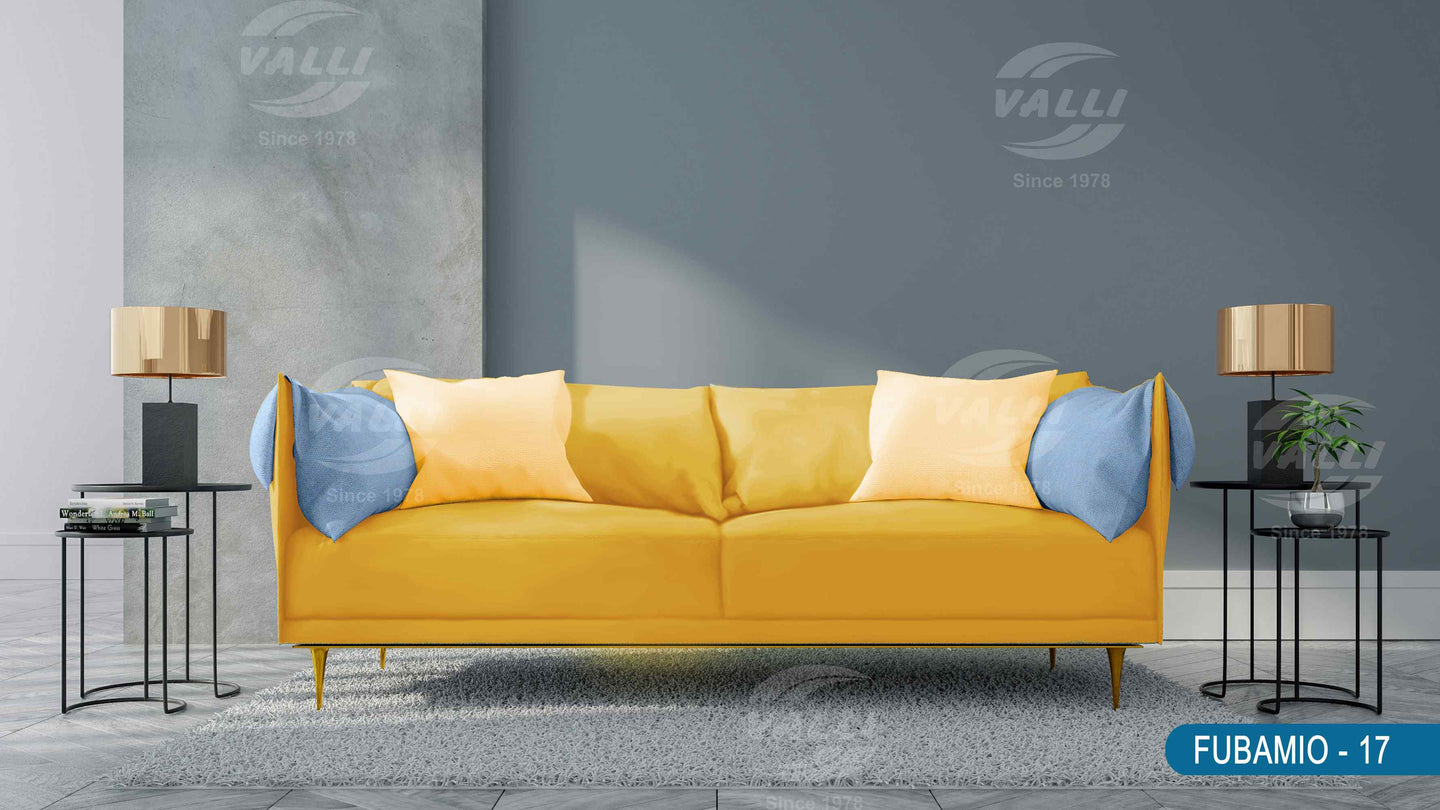 Plain Velvet Furnishing - Citrine