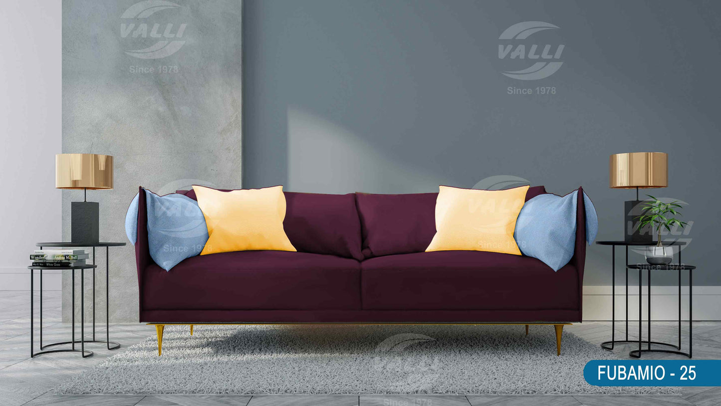 Plain Velvet Furnishing - Dark Purple