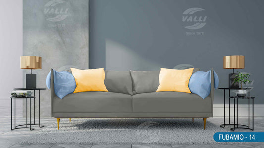 Plain Velvet Furnishing - Grey Ston