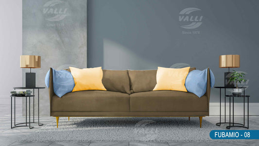 Plain Velvet Furnishing - Sesame