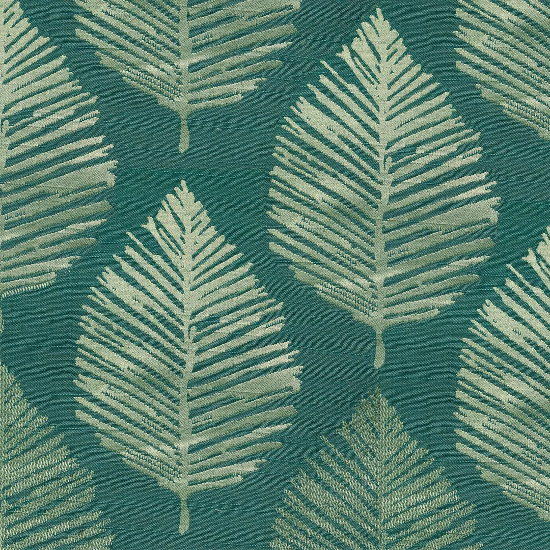 Big Leaf Curtain - Aqua